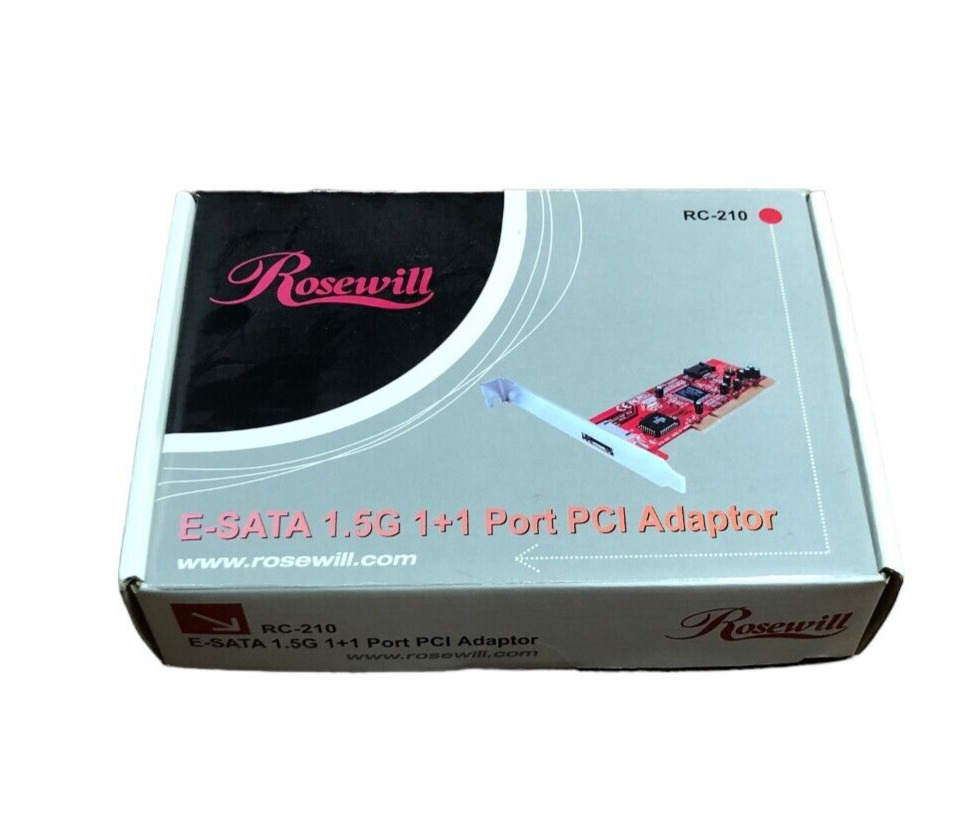 Rosewill RC-210 1 port SATA EsatabPCI Express Host Controller Card