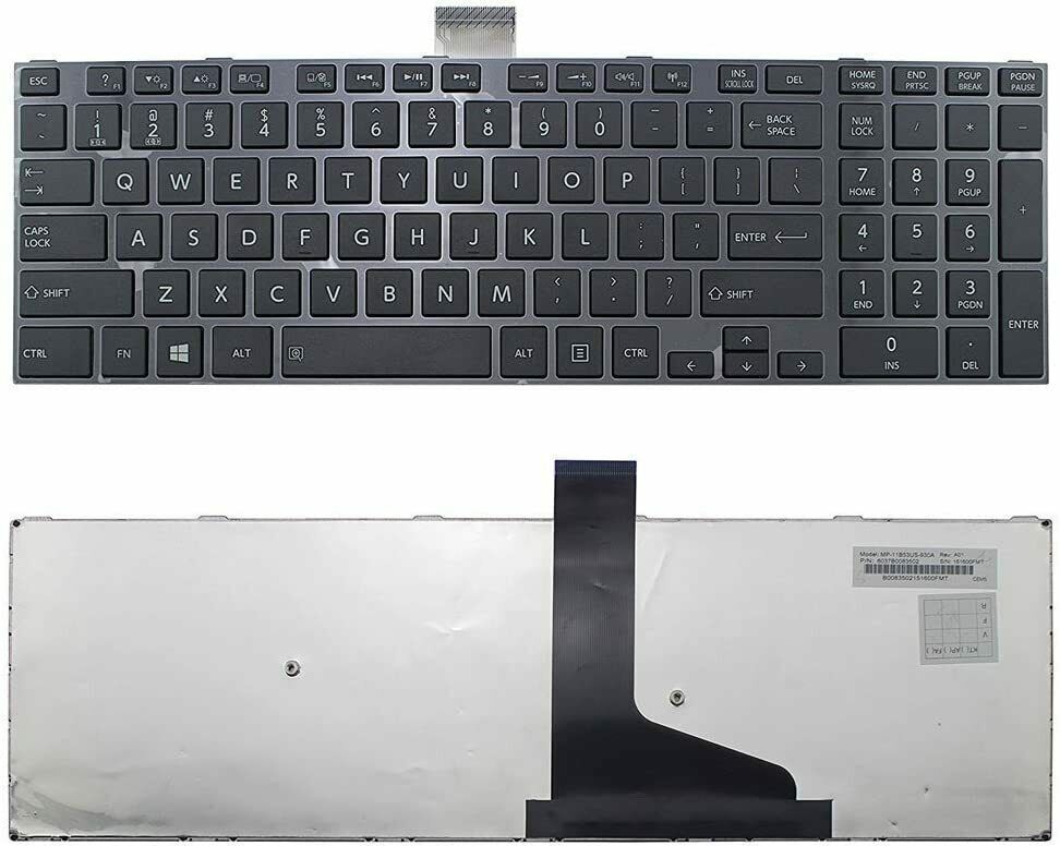New  Keyboard For Toshiba Satellite S50-A S70-A S70-B L50-A US Black