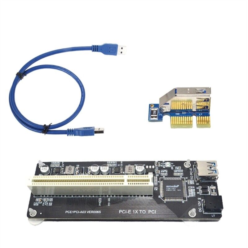 Efficiency PCI-E to PCI Adapter Card with 10xScrews 4xCopper Posts