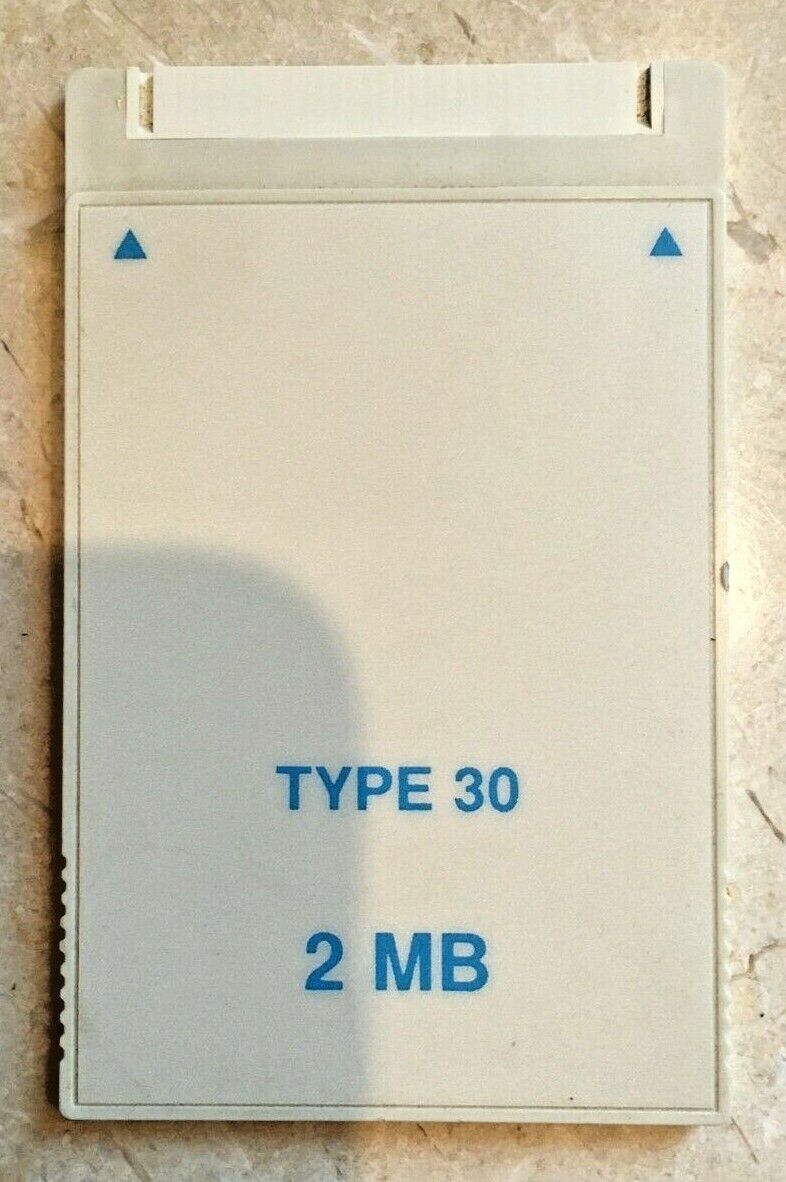 Vintage TYPE 30 2 MB memory card