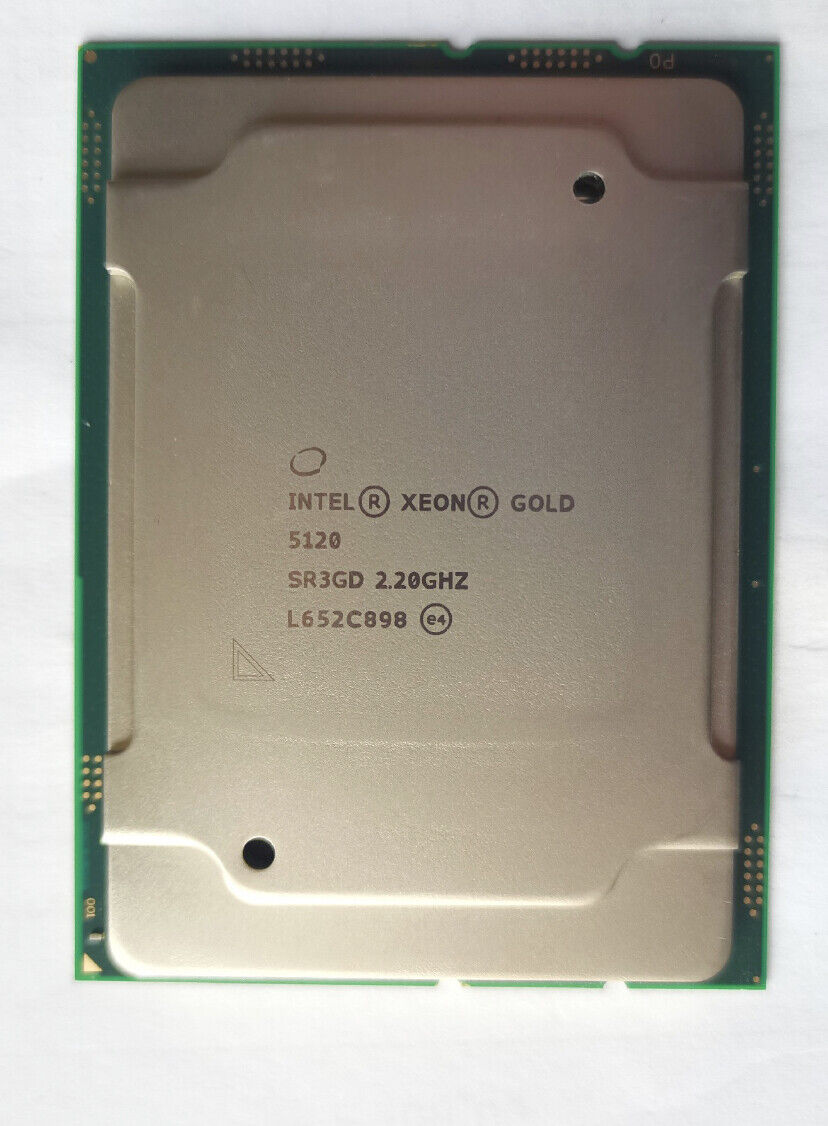 Intel Xeon Gold 5120 SR3GD 2.2GHZ 14-Cores 28-Thread  CPU Processor 105W LGA3647