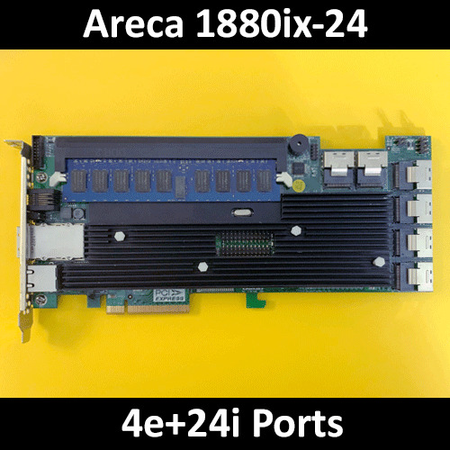 Areca ARC-1880IX 24-Port PCIe  6G  RAID Controller with 4GB Cache