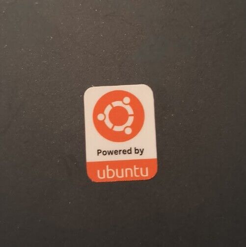 6x Ubuntu Linux Computer Sticker Decals Desktop Laptop Server Badge Decal Vinyl