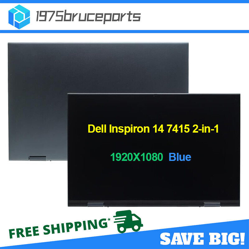 14'' Dell Inspiron 14 7415 2-in-1 FHD LCD Touch Screen Assembly Display Complete