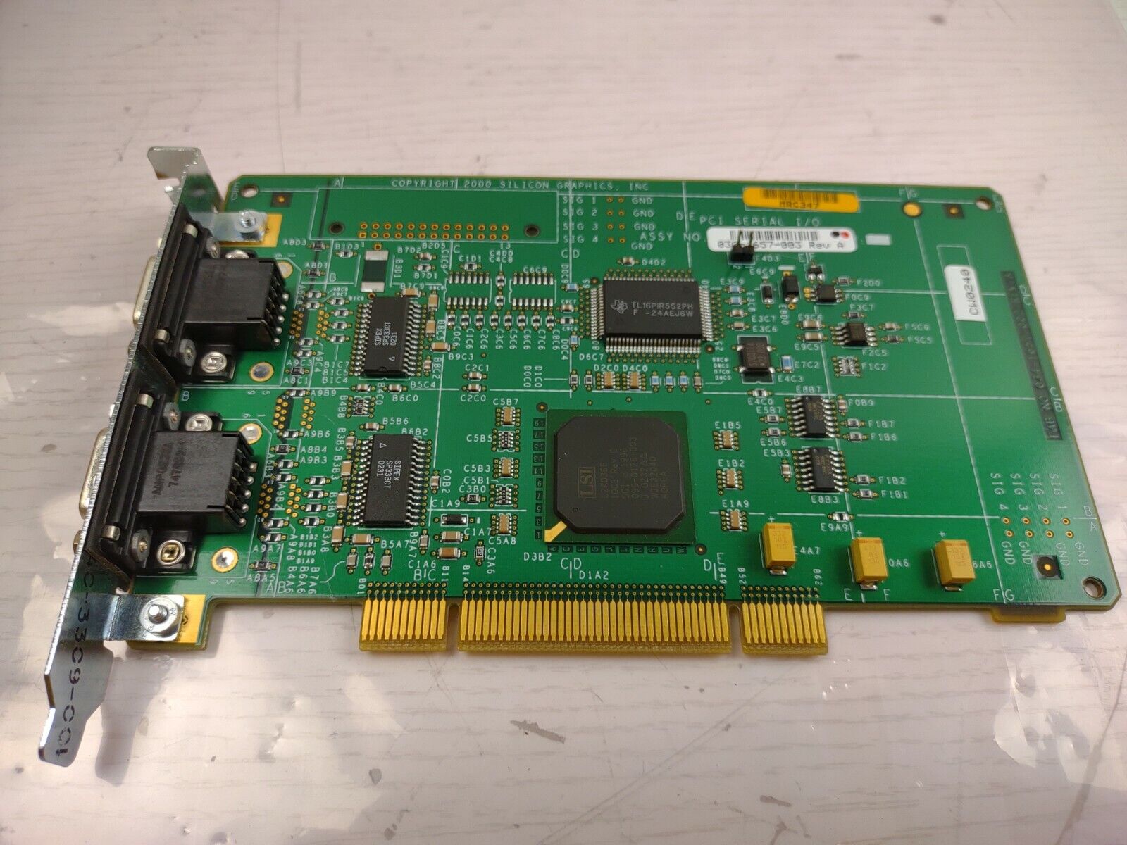 Silicon Graphics PCI Serial I/O Bord 030-1657-003 Rev A