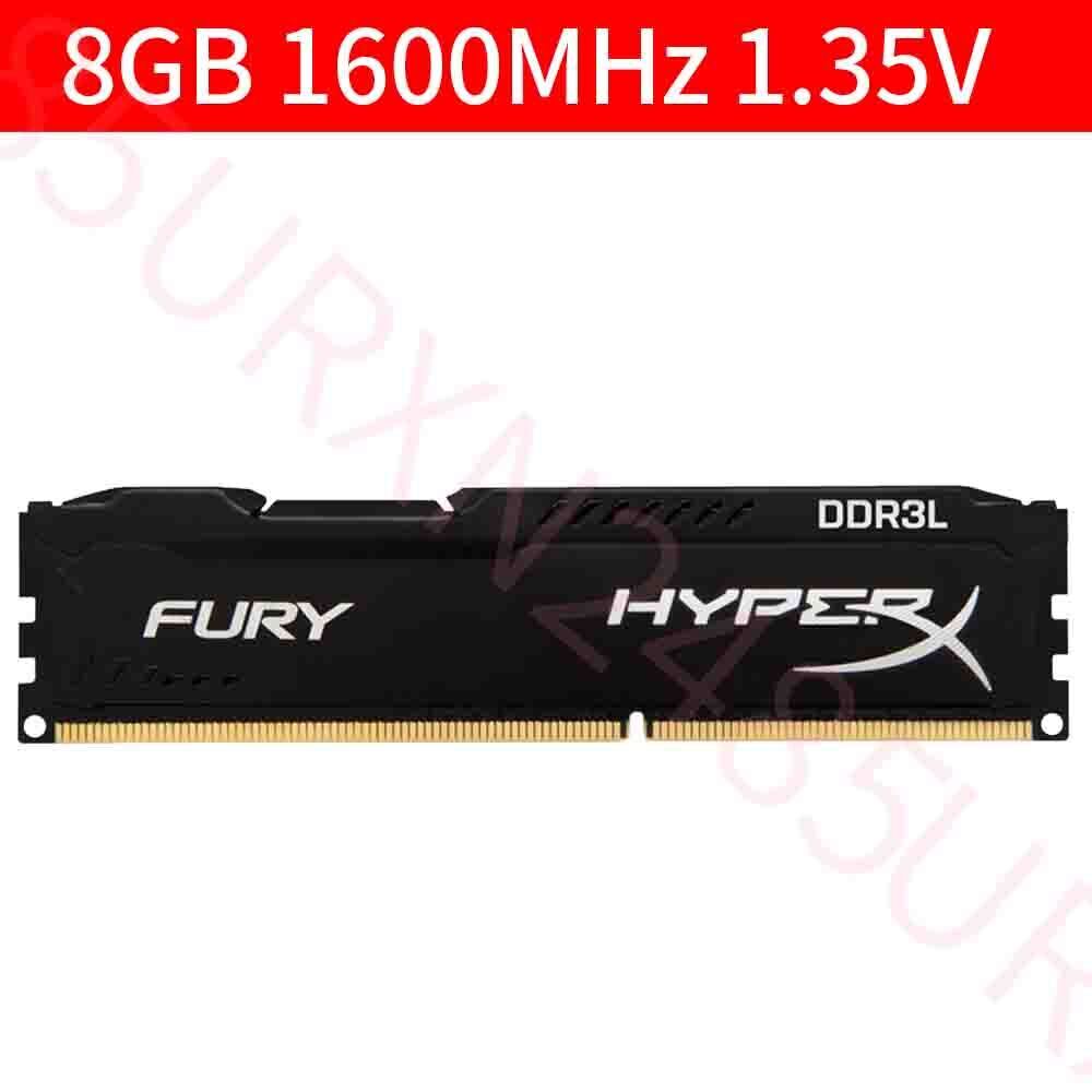Kingston HyperX FURY 8GB DDR3L PC3L-12800 1600MHz HX316LC10FB/8 Desktop Memory