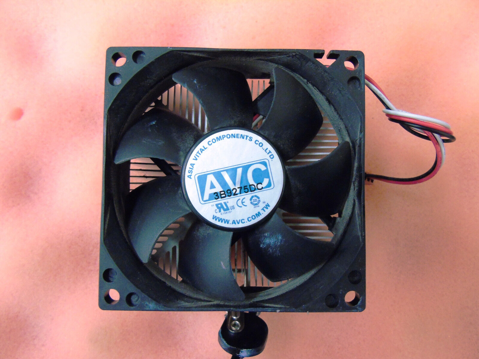 Gateway GT5432 AMD AVC 2B9275DC Cooling Fan w/ Heatsink