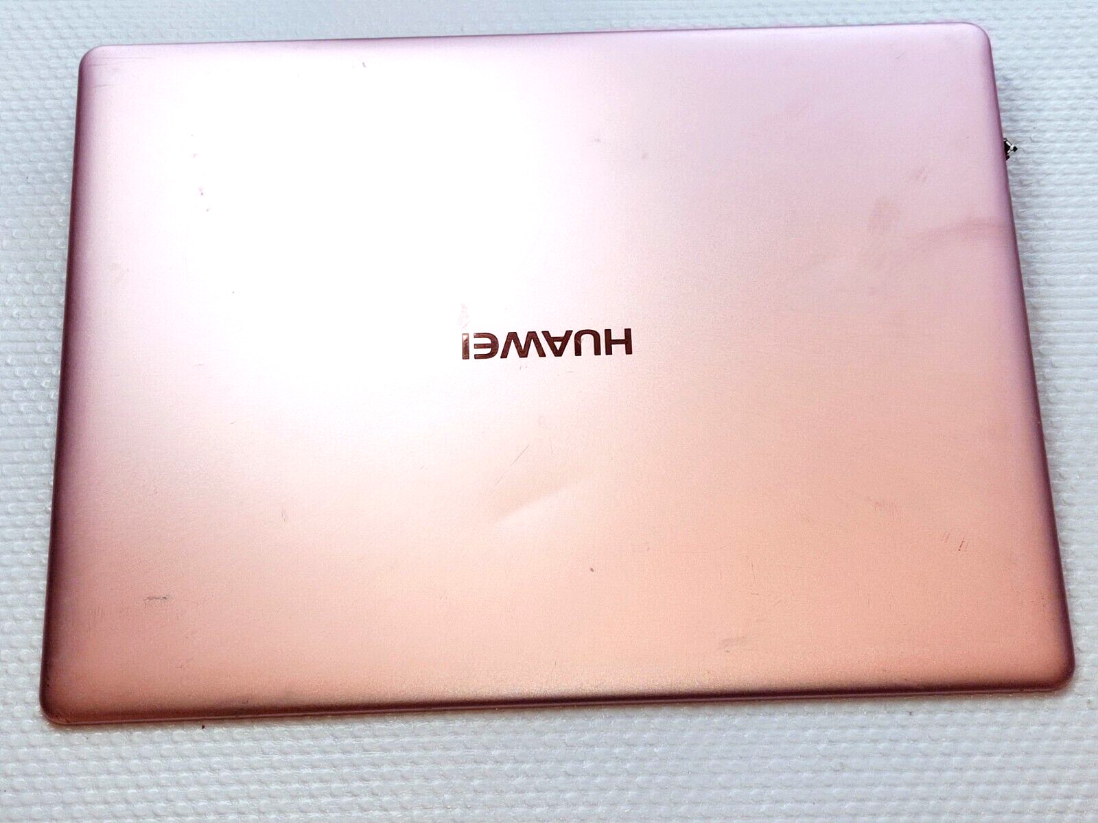 UNTESTED HUAWEI MateBook X WT-W19 LCD Screen + Pink Back Cover + Cable Assembly