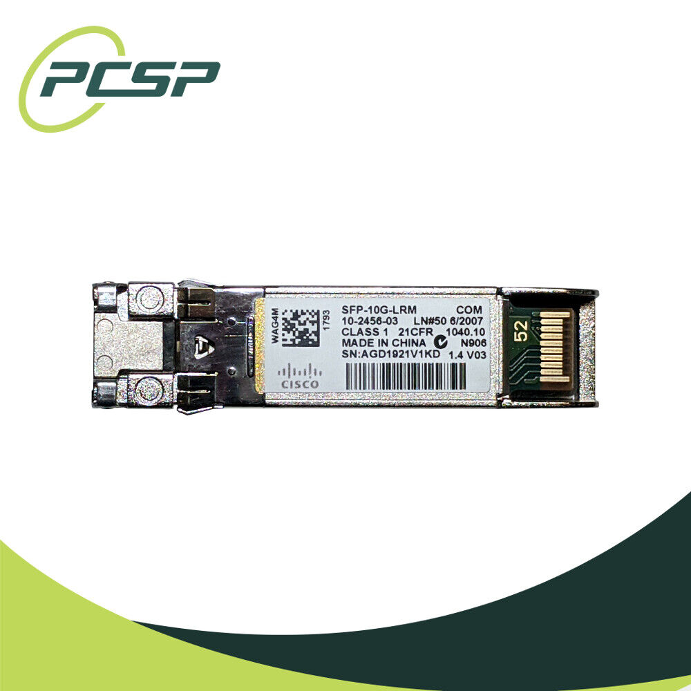 Cisco SFP-10G-LRM SFP+ 1310nm MMF Transceiver Module 10-2456-03