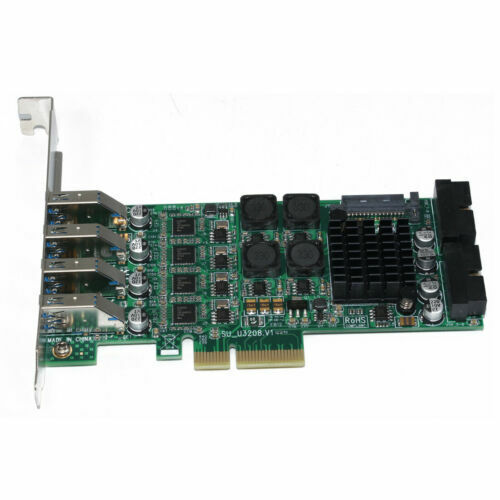 XT-XINTE USB 3.0 PCI-E Express PC Add on Card 4 Channels Expansion Adapter