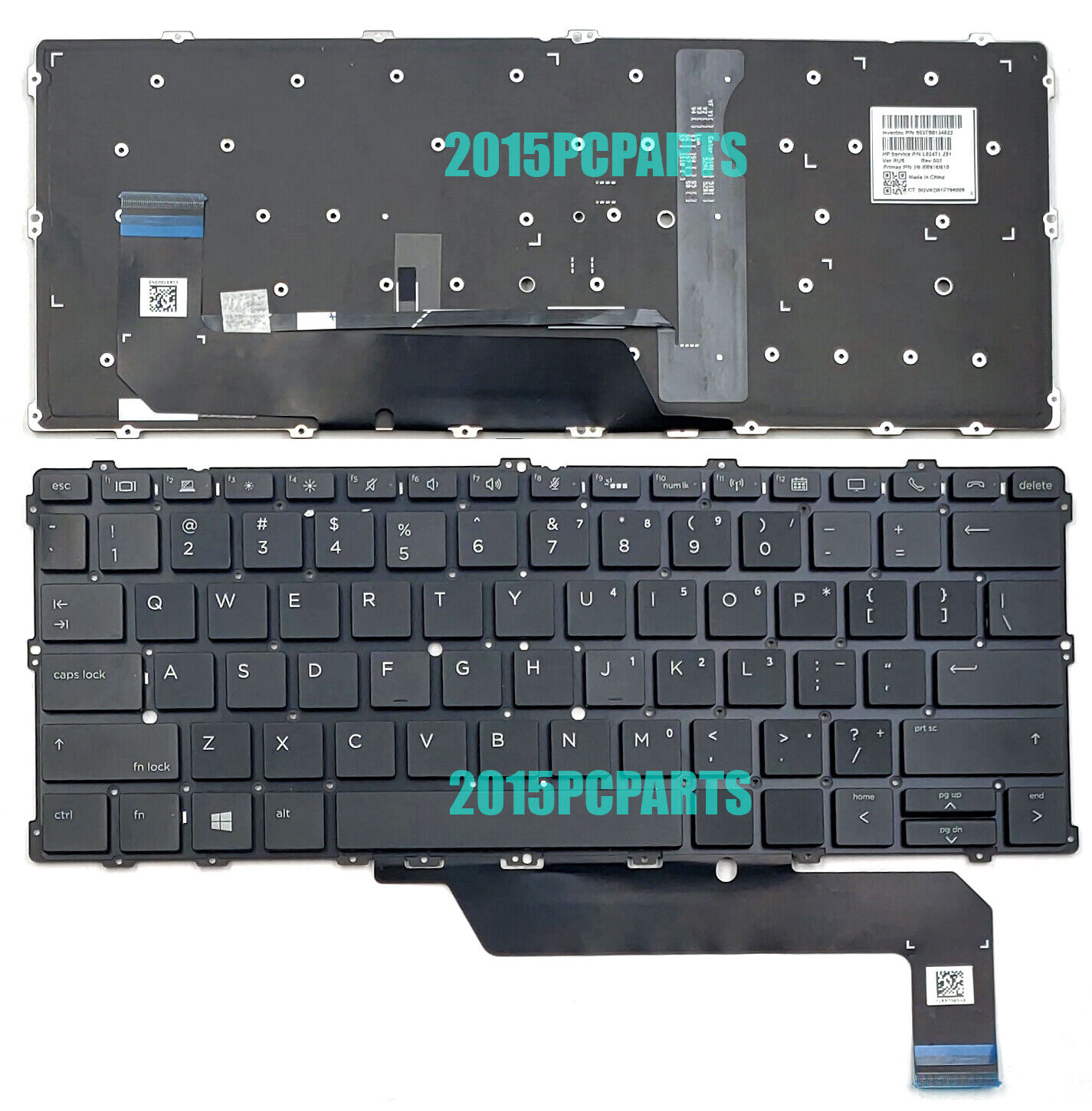 New Original HP EliteBook x360 1030 G2 1030 G3 Keyboard backlit US