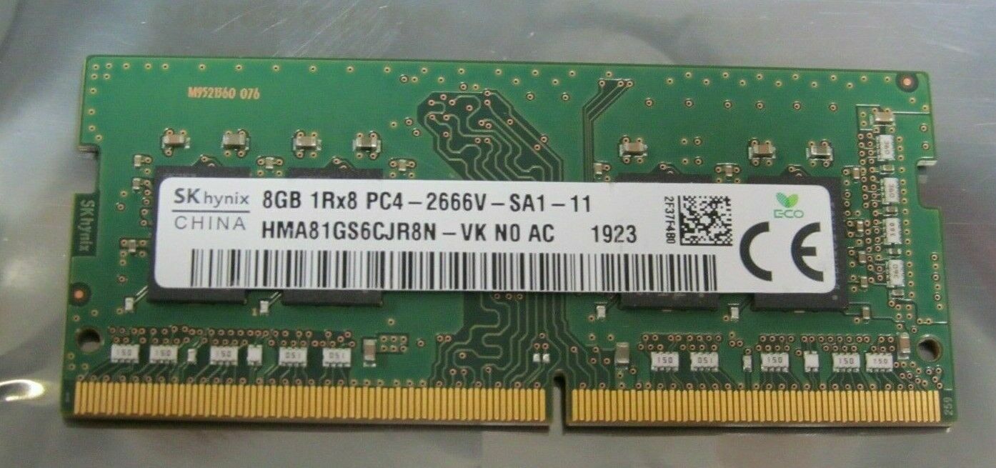 SK Hynix 8GB 1RX8 PC4-21300S PC4-2666V DDR4-2666Mhz Laptop SO-DIMM RAM Memory 8G