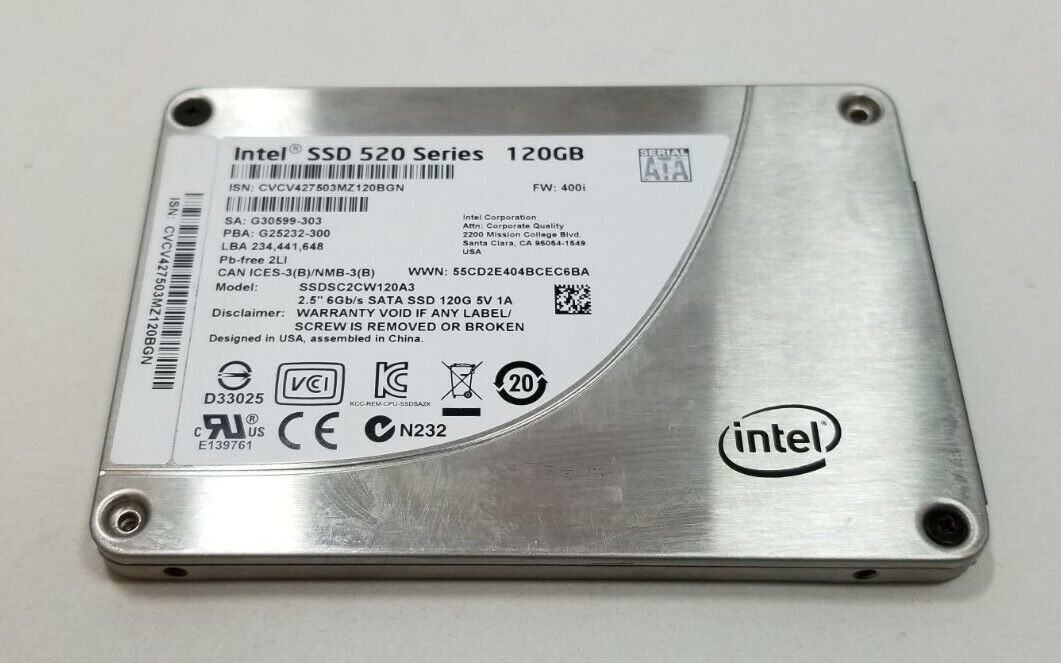 Intel SSD 520 Series 120GB SSDSC2CW120A3 2.5\
