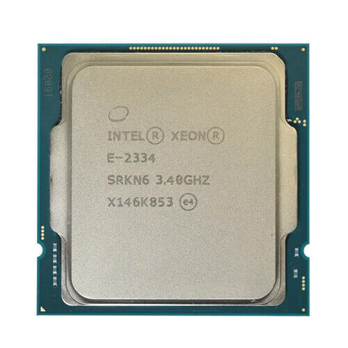 Intel Xeon E-2334 Processor CPU 4-Core 3.40GHz~4.80GHz LGA-1200 TDP-65W