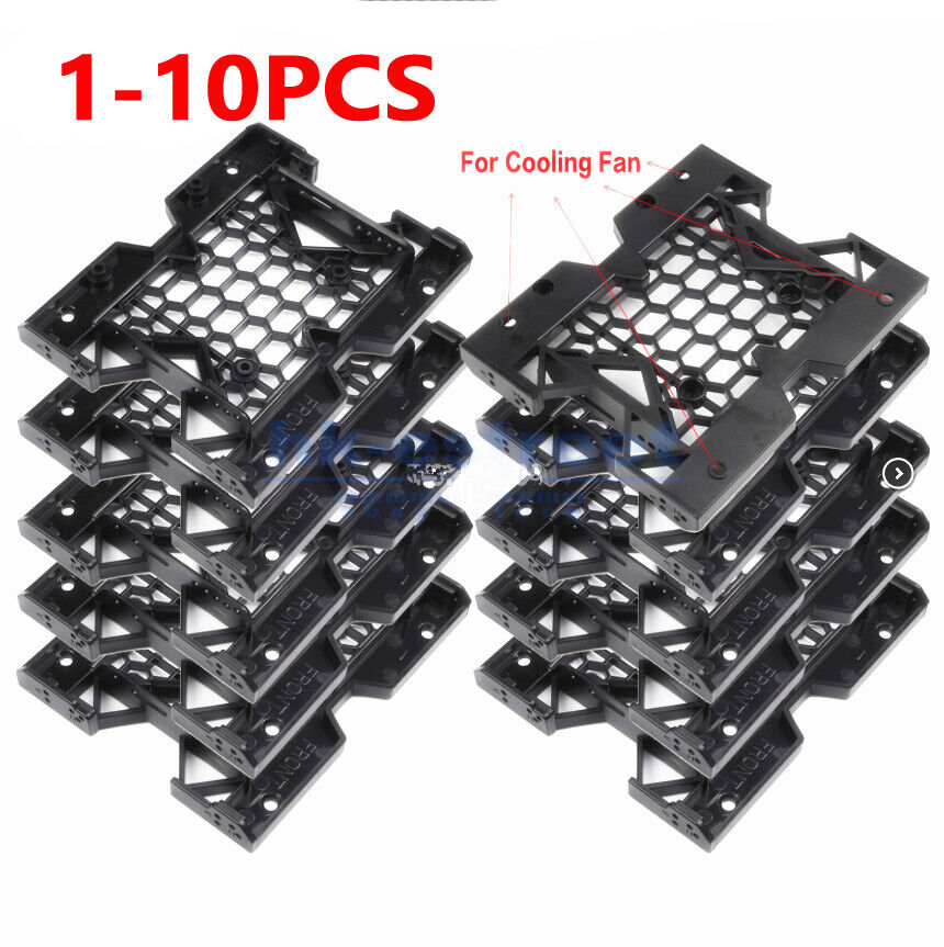 Lot 1-10PCS 2.5/3.5 to 5.25 Drive Bay Computer Case Adapter HDD Mounting Bracket