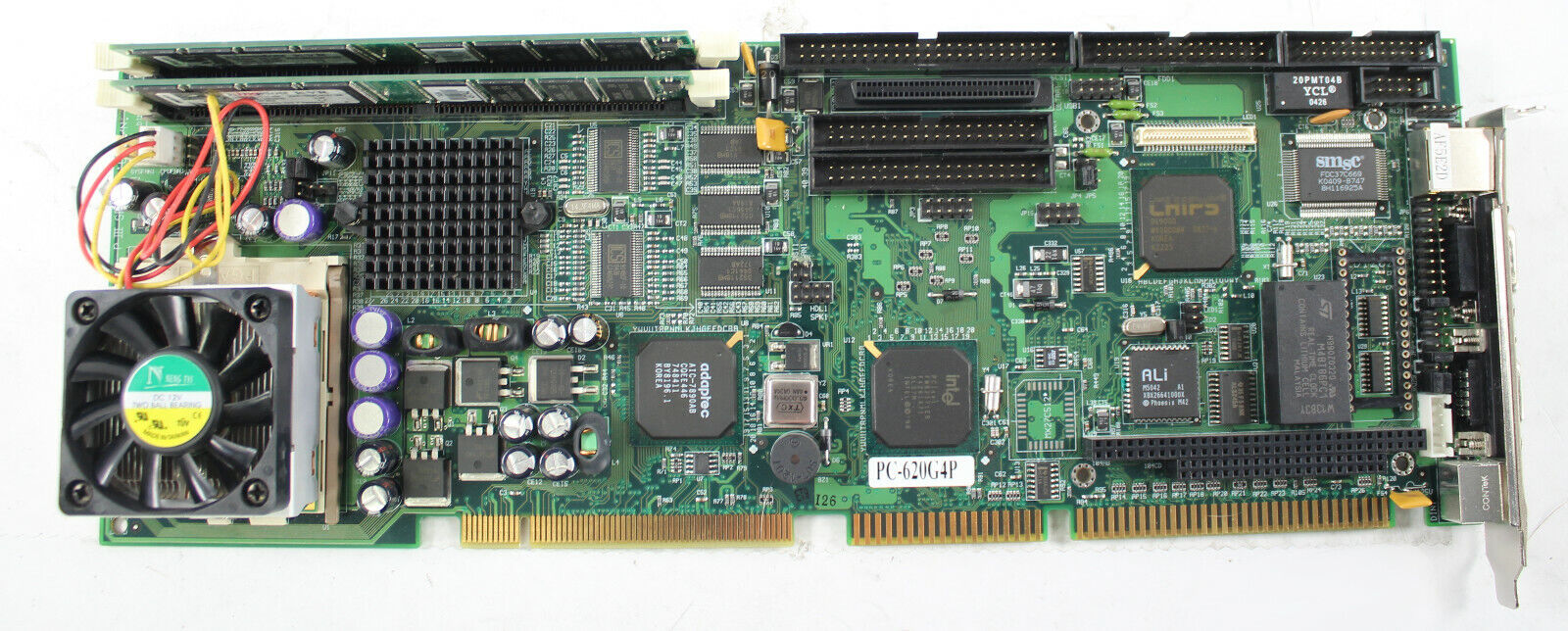 Nice Systems SBC P-III 620-G4D w/ 2x 128MB SDRAM, 1x Intel Pentium III CPU