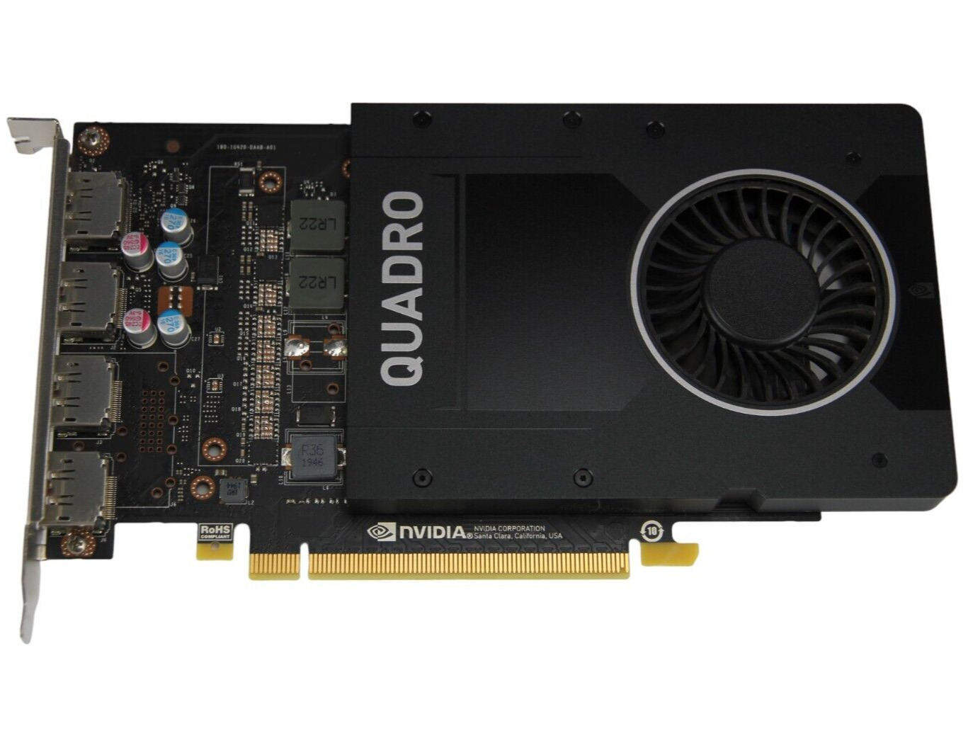 Dell Nvidia Quadro P2200 5GB GDDR5 4x DP PCI-e Video Card PX8M5