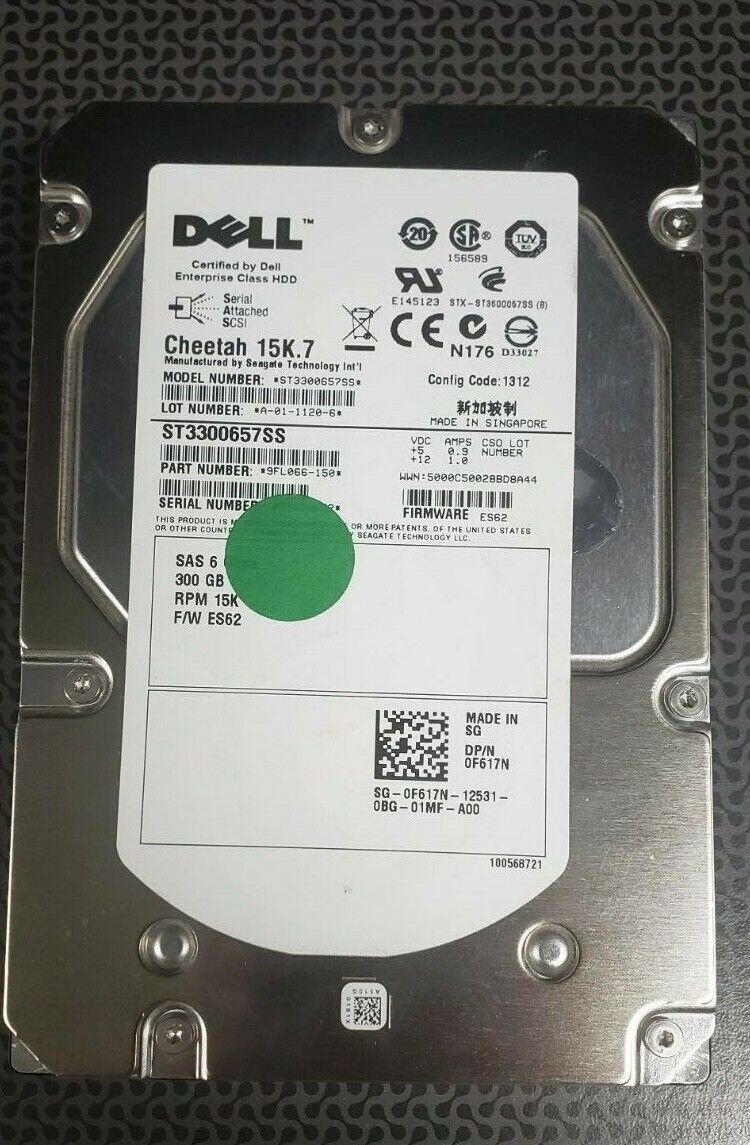 Dell Cheetah 15K.7 ST330065SS 300GB