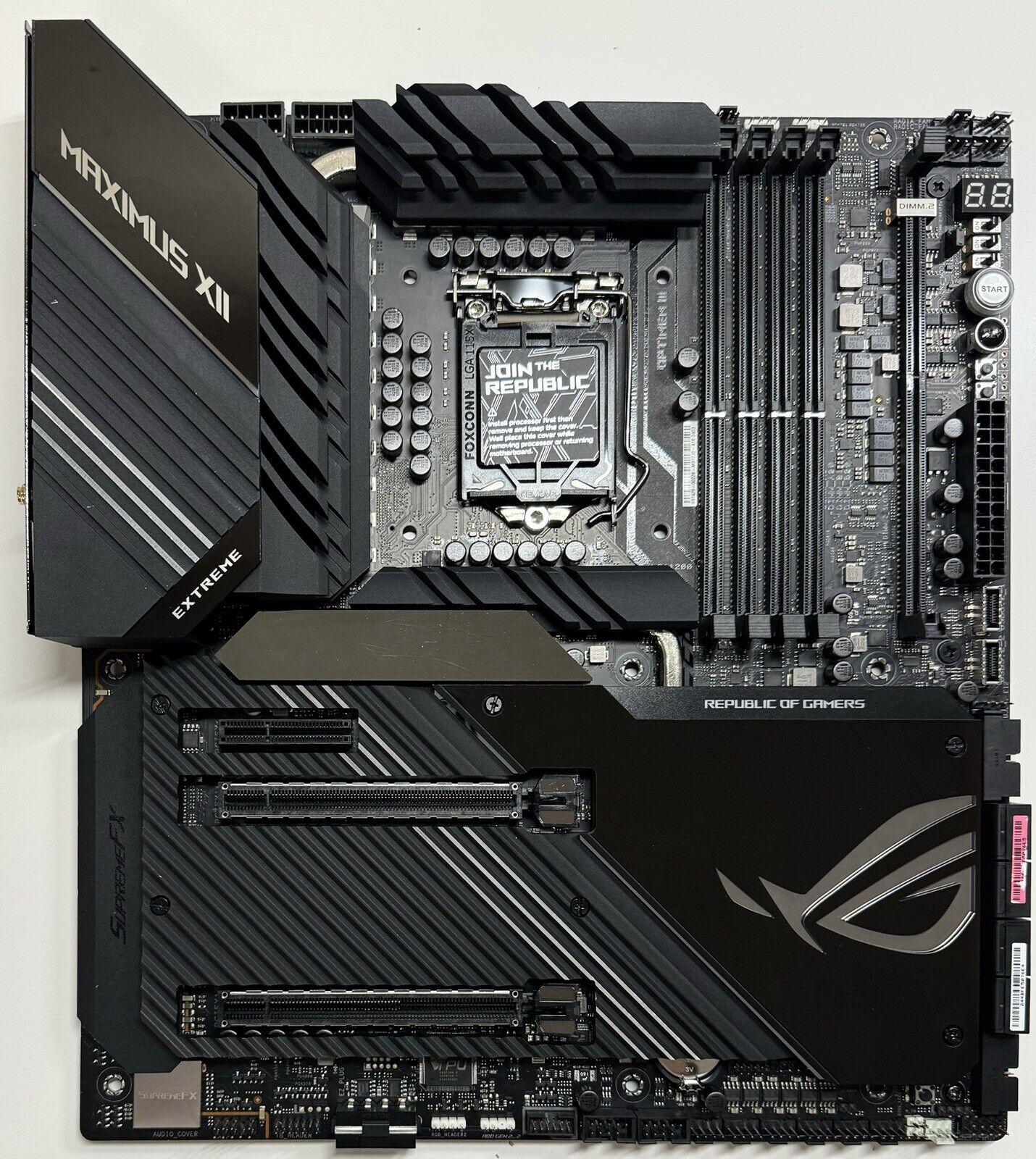 ASUS - ROG Maximus XII Extreme - Intel LGA 1200 Z490 E-ATX Gaming Motherboard