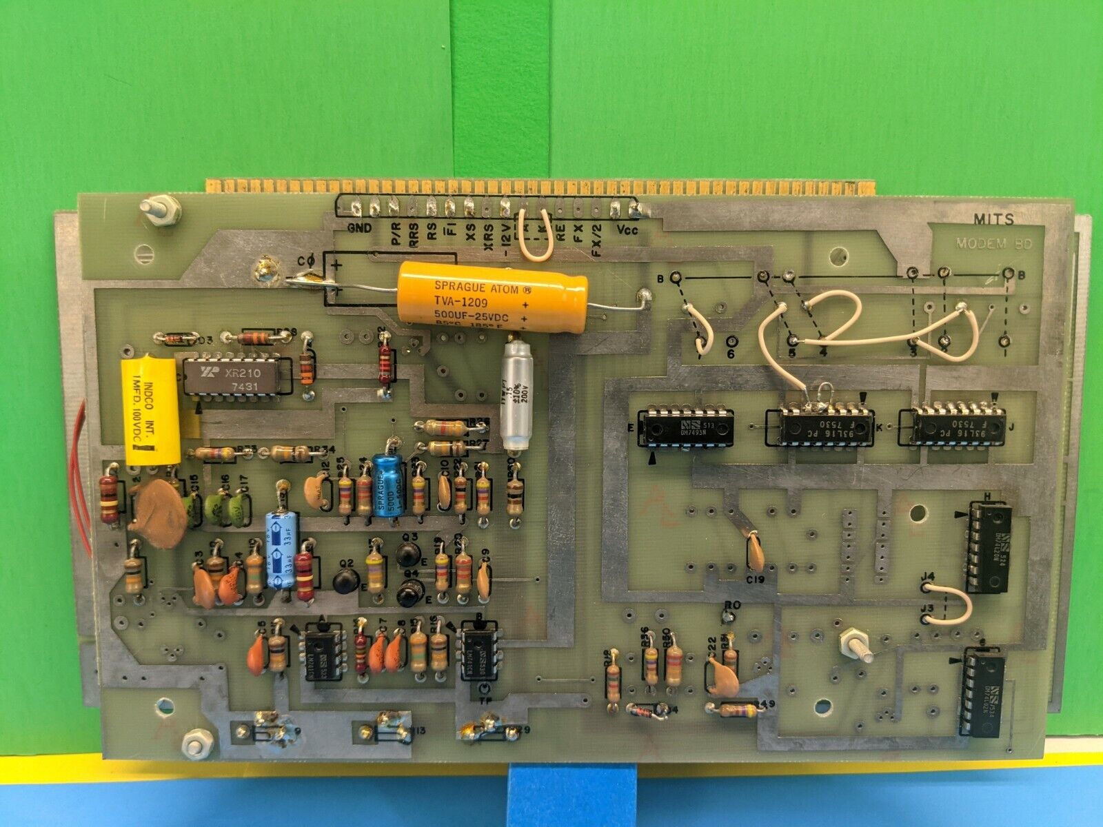 Vintage MITS Modem Board (88 S10B) Serial-TTL Altair 8800 Dbl Board - Exc. Cond