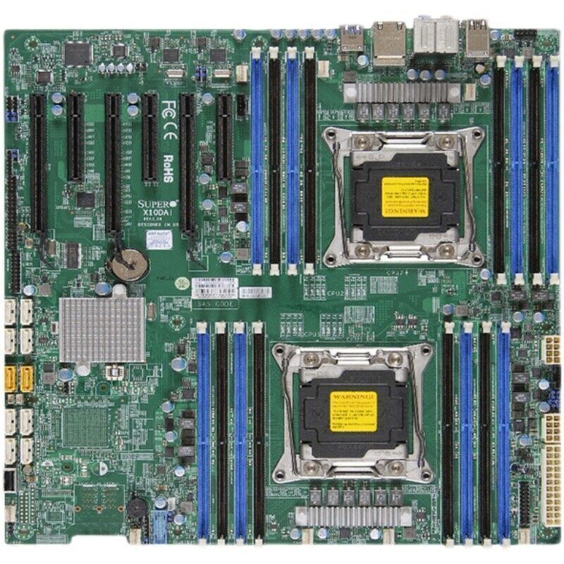 X10DAI Ultra Micro Dual Workstation Motherboard/Support 2 E5-2600 V3/V4