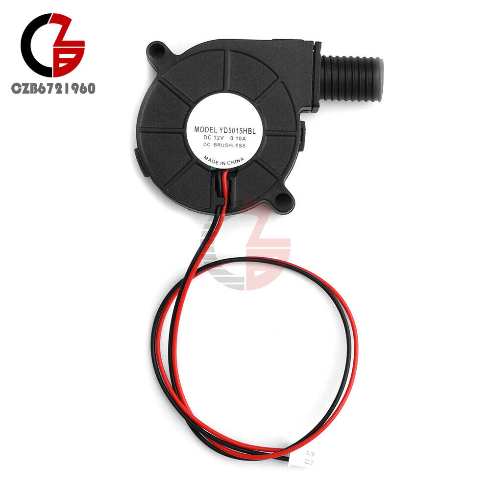 Silent 5015 Radial Blower Cooling Fan DC 12V for printer parts 8800RPM/7300RPM