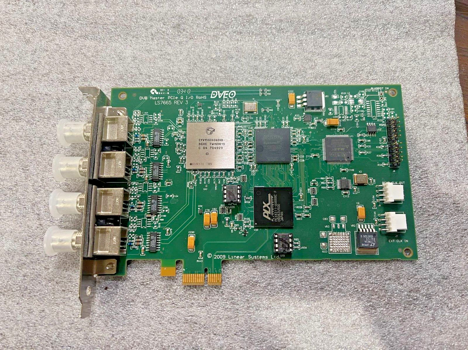DVEO DVB Master PCIs Q I/O RoHS LS7665 REV 3