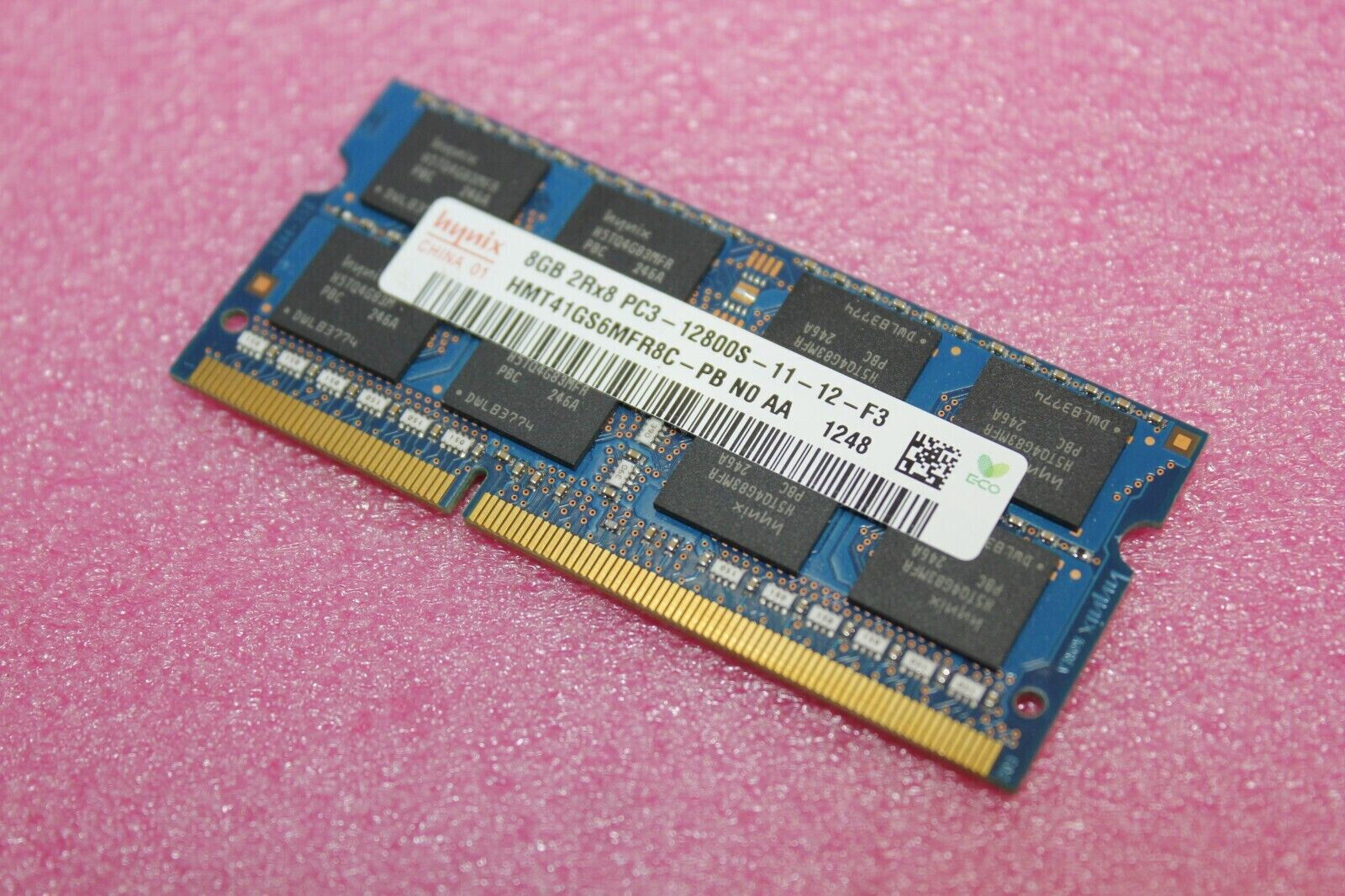 Hynix 8GB 2Rx8 PC3-12800S DDR3 Laptop Memory Ram HMT41GS6MFR8C-PB