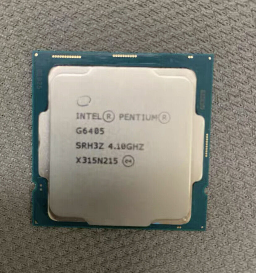 Intel Pentium Gold G6405 CPU LGA1200 2 Cores  4.1 GHz Support ASUS ROG Z590
