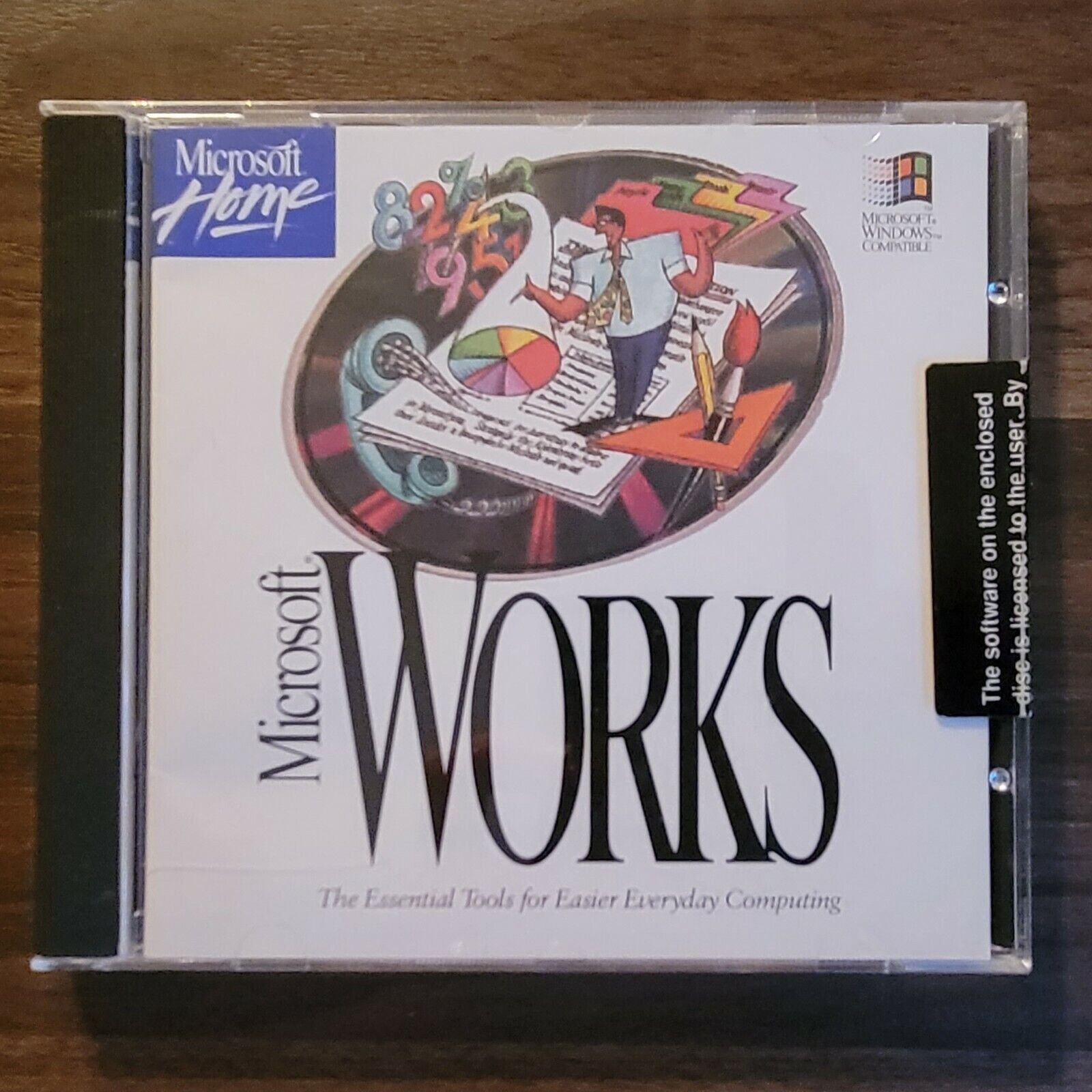Vintage Microsoft Works 3.0 CD-ROM Software