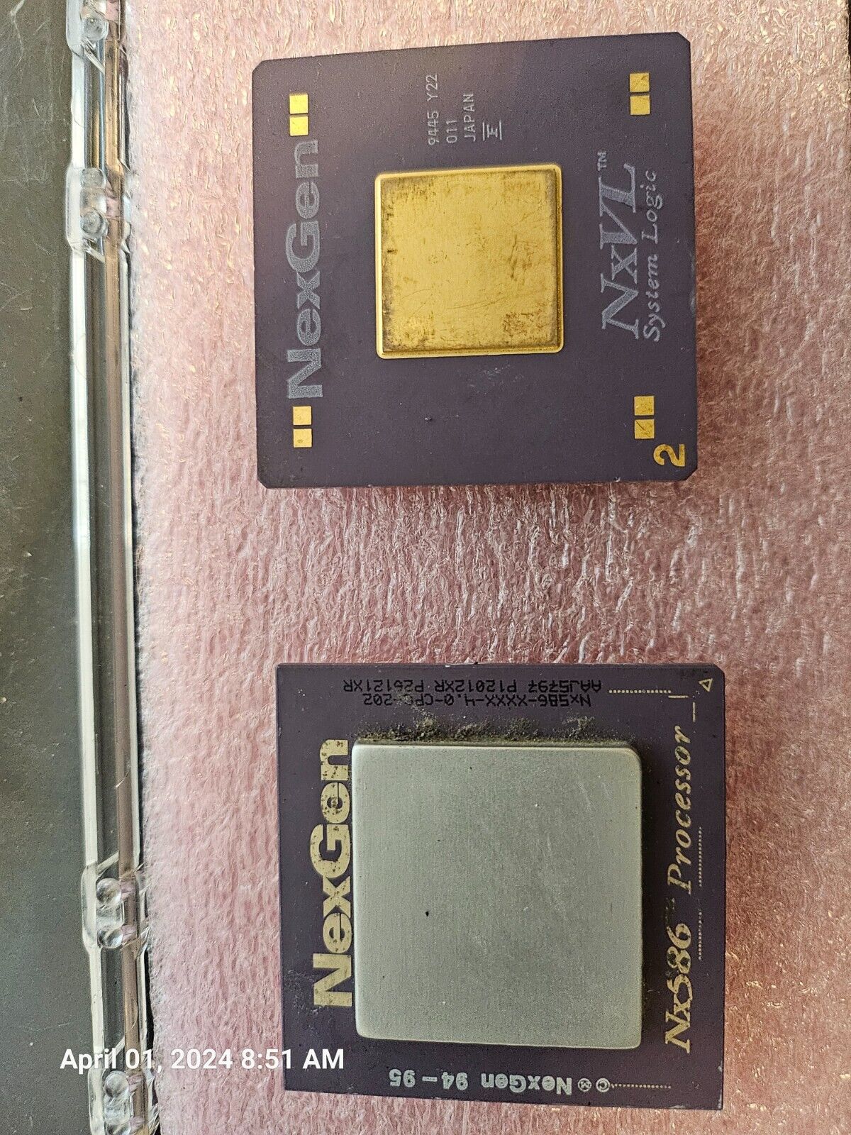 Rare set of NexGen NX586 and NexGen NxVL Processor