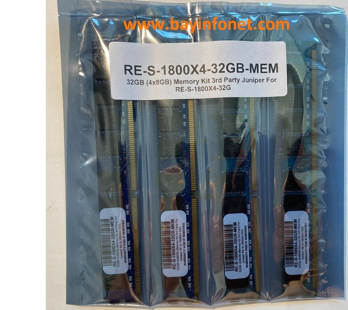 RE-S-1800X4-32GB-MEM 32GB  (4x8GB) Memory Kit 3rd Party Juniper RE-S-1800X4-32G