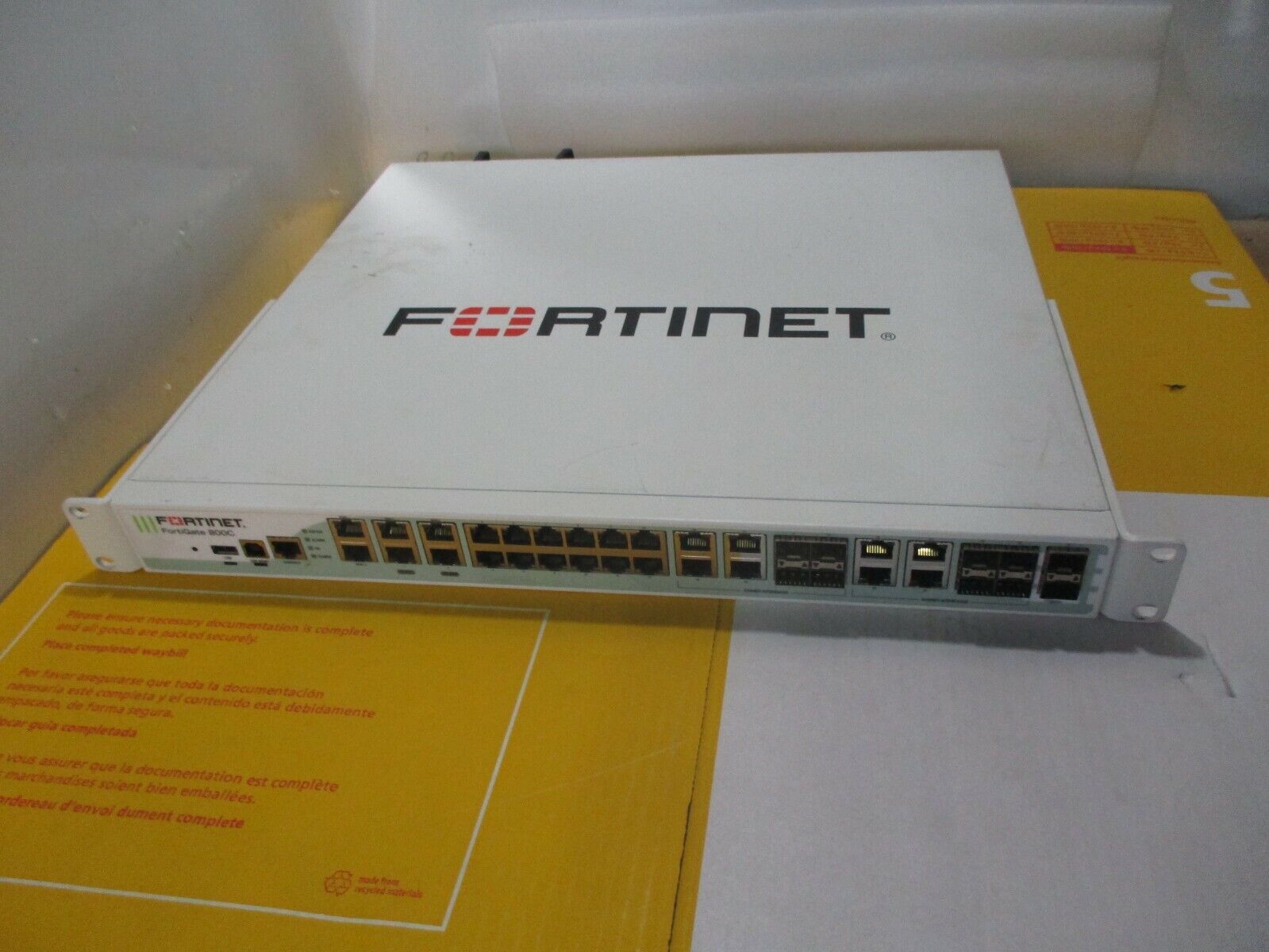 Fortinet FortiGate 800C FG-800C Firewall P11496-05-01 w / Dual AC PSU