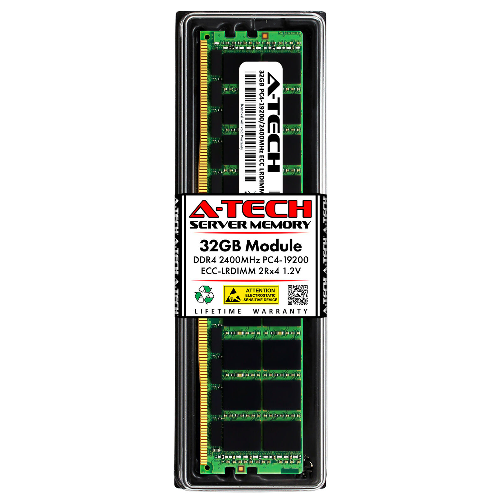 32GB DDR4-2400 ECC LR (DELL SNP7FKKKC/32G A8711889 Equivalent) Server Memory RAM
