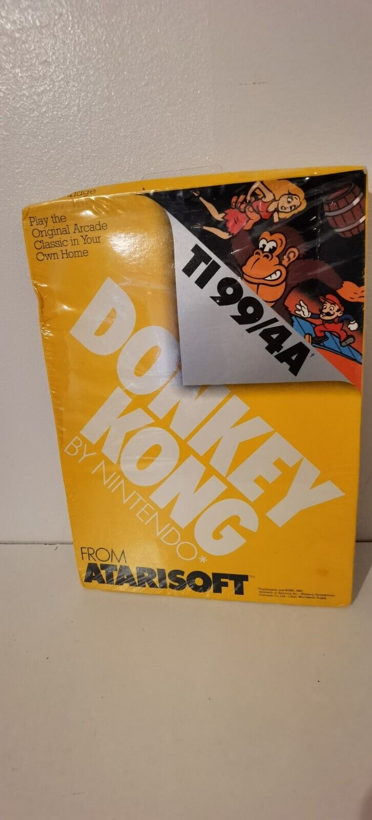 Atari - DONKEY KONG - Texas Instruments TI-99/4a Game & Box Vintage. New In Box.