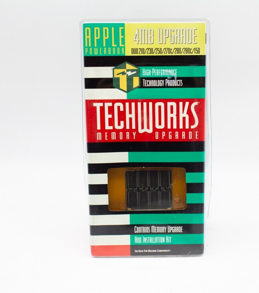 apple techworks memory power book 4mb upgrade Vintage new