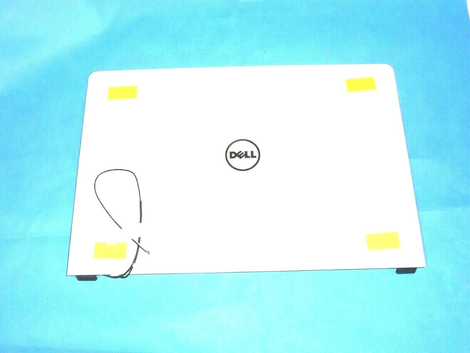 New OEM Dell Inspiron 5555 LCD Back Cover Lid White NO Hinges AMB02 MNTYD 0MNTYD