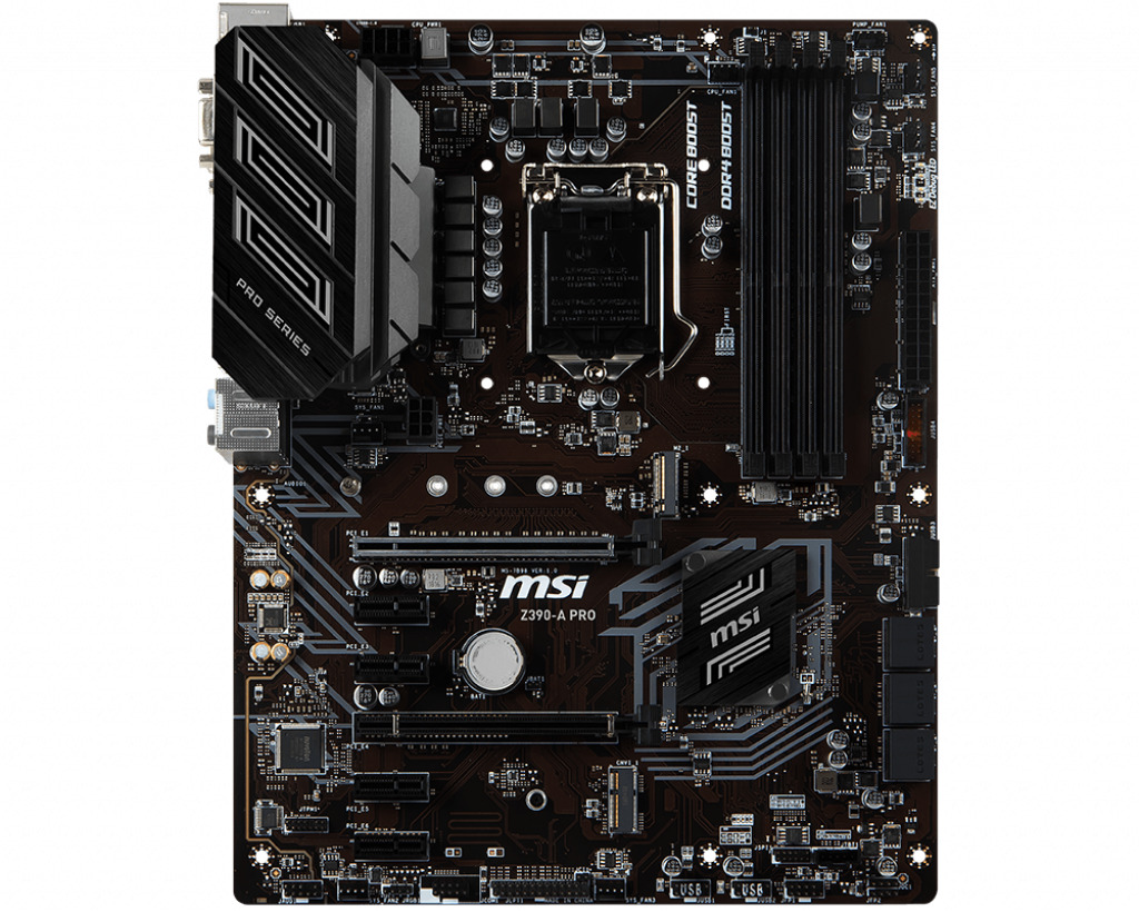 FOR MSI Z390-A PRO Desktop Motherboard Intel Z390 Socket LGA1151 DDR4 64GB HDMI
