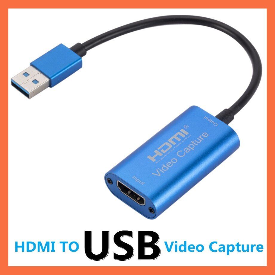 HDMI to USB-C Video Capture Micro USB/USB3.0 HD Recorder Game Live Streaming