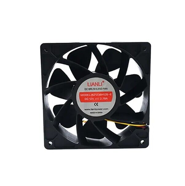 6000 RPM 285 CFM 120mm, HIGH AIRFLOW cooling fans, ASIC & GPU mining, Server