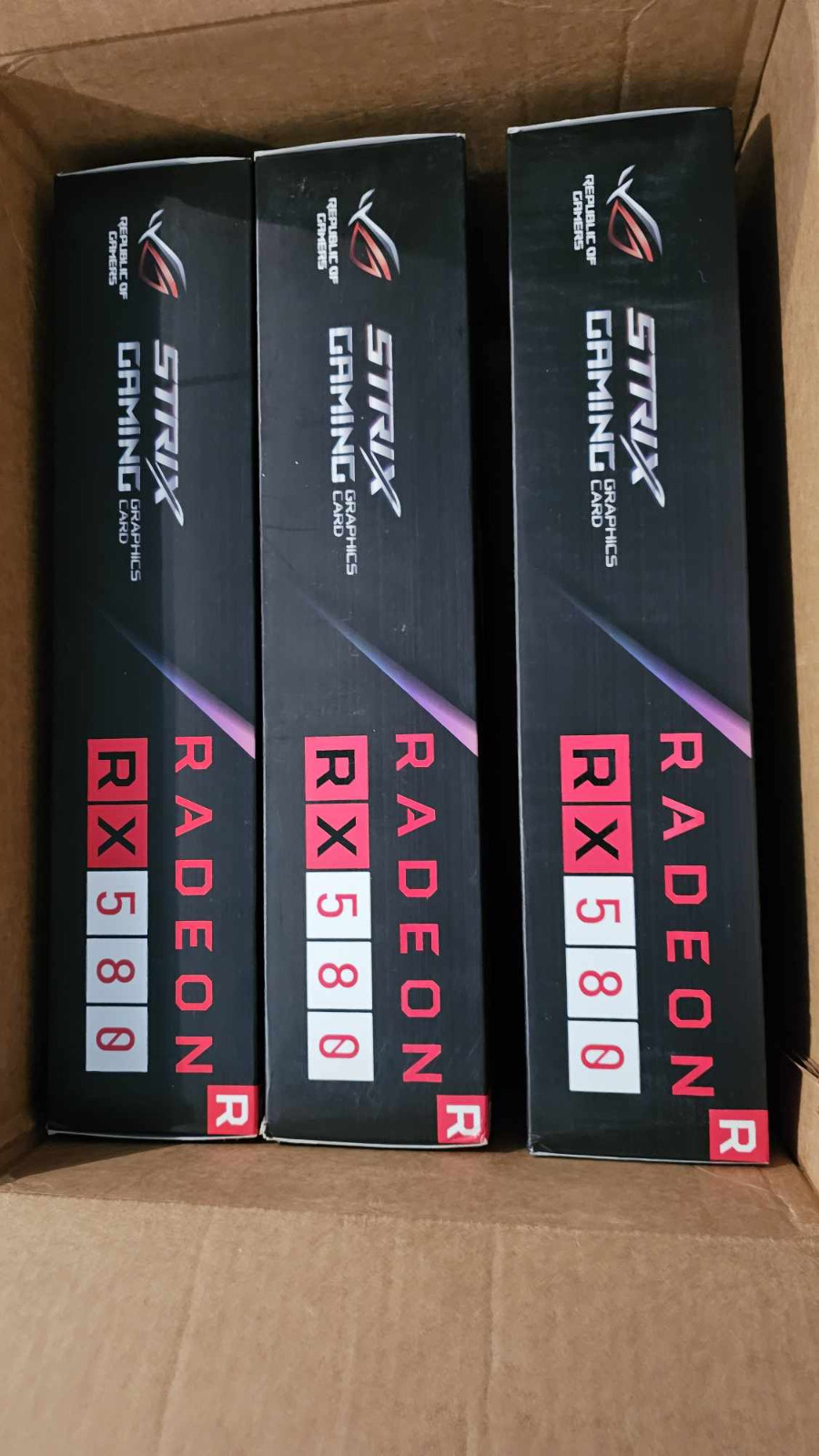 ASUS AMD Radeon RX580 8GB GDDR5 ROG-STRIX-RX580-O8G-GAMING GRAPHICS CARD BOXED