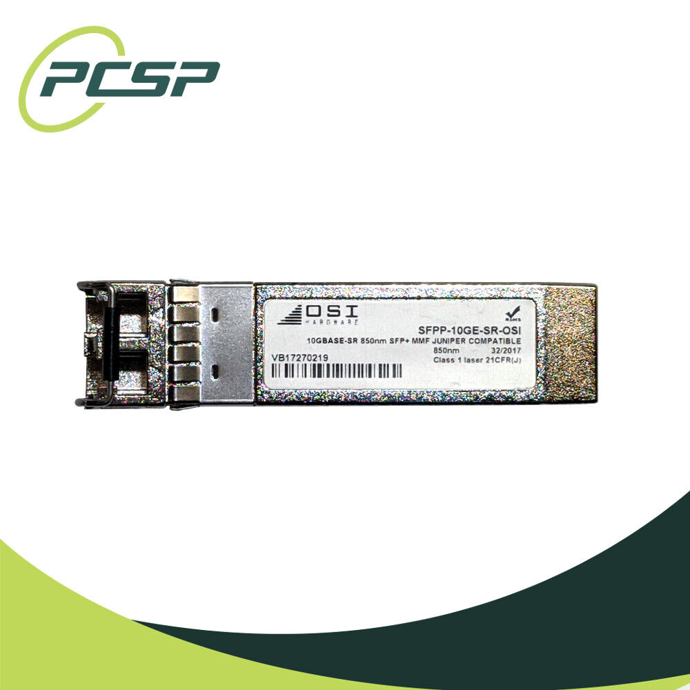 Lot of 4 OSI SFPP-10GE-SR-OSI 10GBASE-SR SFP+ Transceiver 850nm Juniper