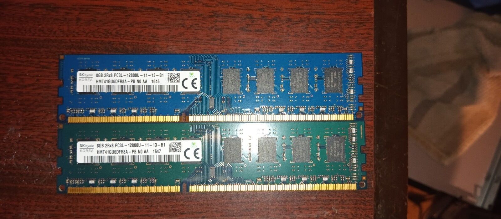 Hynix HMT351U6CFR8C-PB PC3-12800U DDR3 8GB RAM Memory
