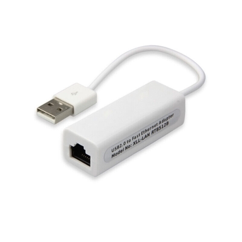 USB 2.0 Ethernet LAN Network Adapter Protable 10/100 Android Windows Ubuntu Mac