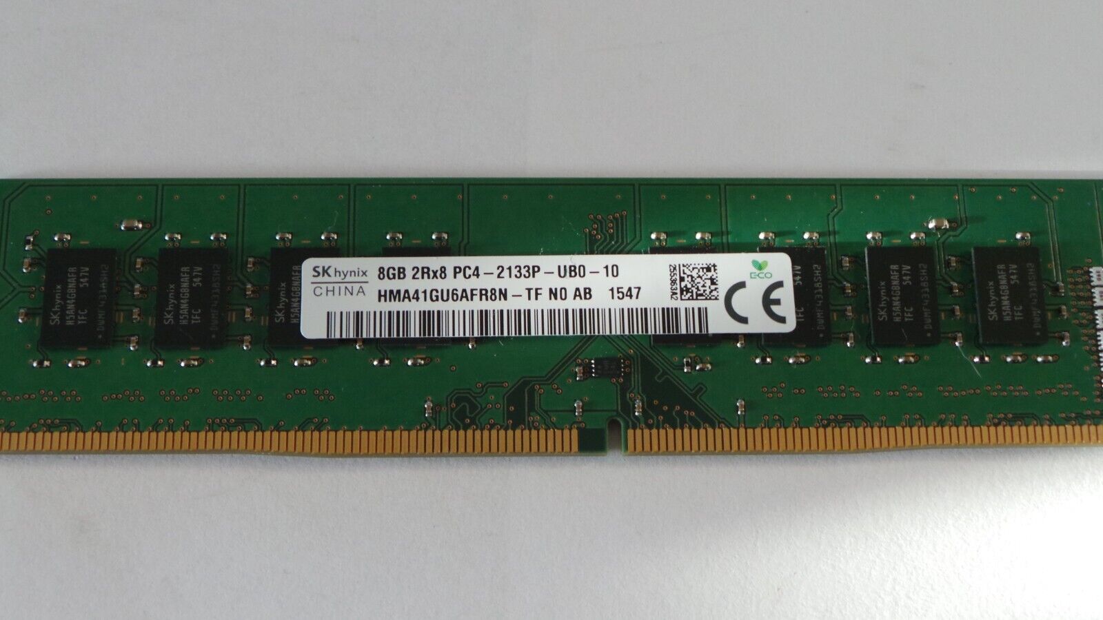 SK Hynix 8GB 2RX8 PC4-2133P-UB0-10 Desktop Memory HMA41GU6AFR8N