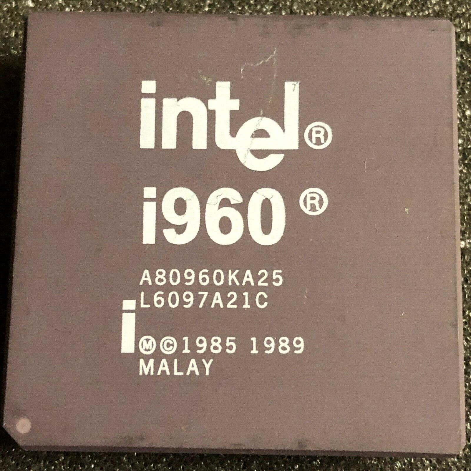 I960, A80960CA-33 INTEL I960 RISC PROCESSOR 33MHZ A80960CA33