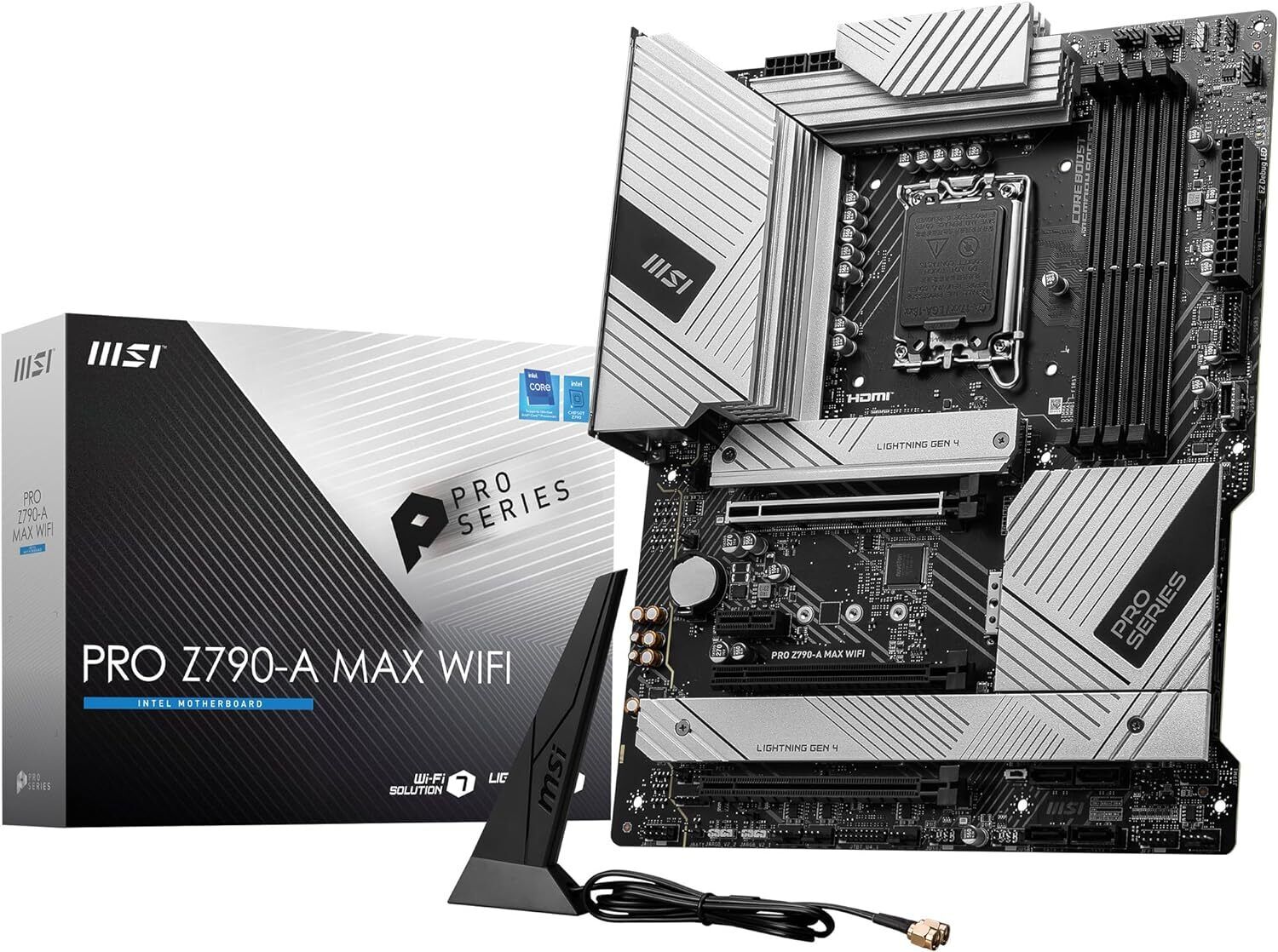 MSI PRO Z790-A MAX WiFi 7 ProSeries Intel LGA 1700 DDR5 ATX Motherboard