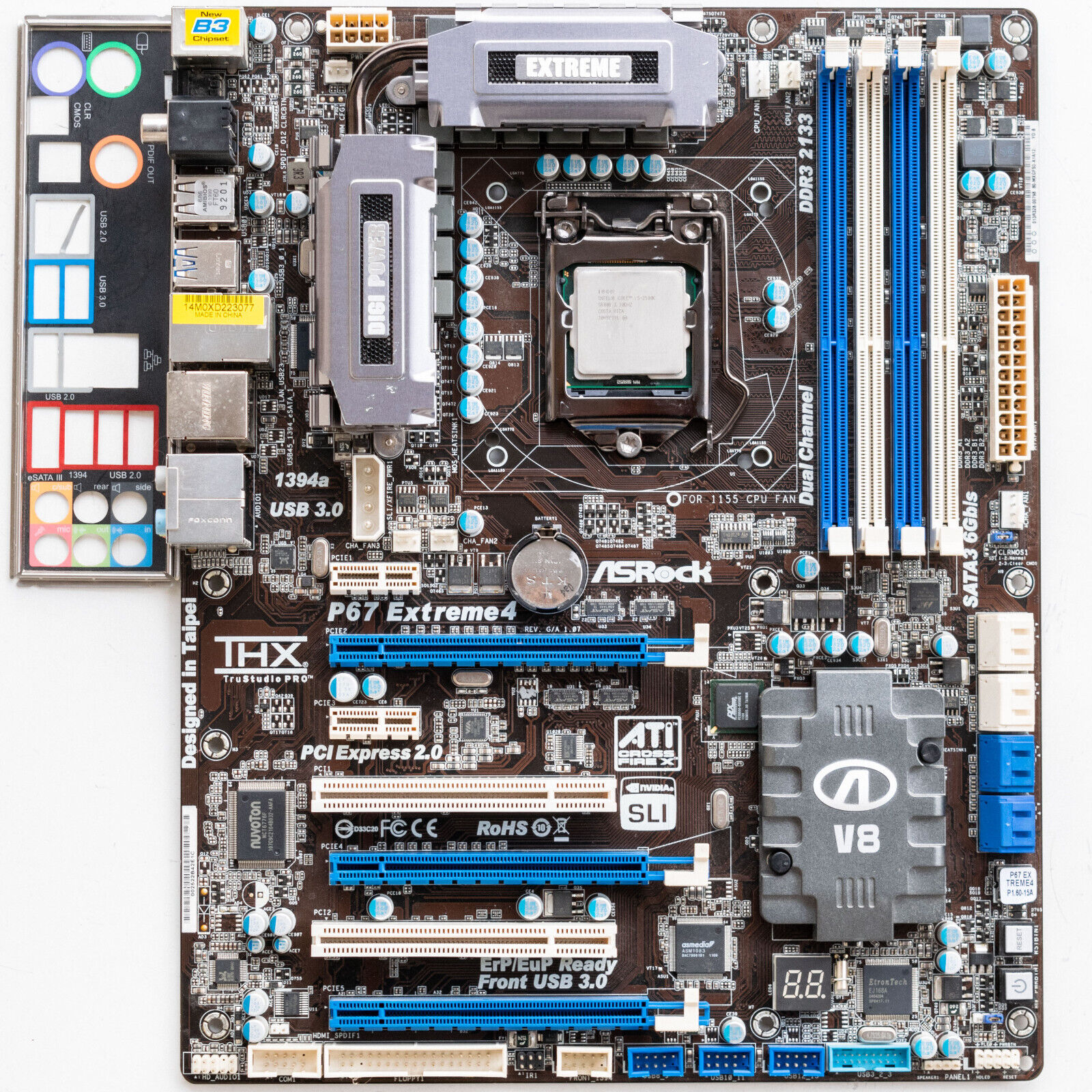 ASRock P67 Extreme4 LGA1155 Motherboard ATX DDR3 SLI PCIe PLX Chip Windows 10