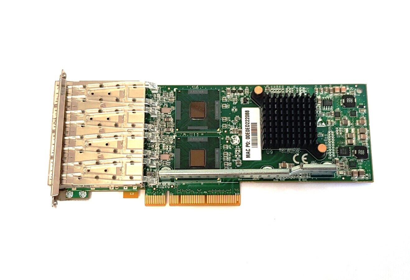 Dell Silicom Quad Port Fiber Gigabit PCI Express Adapter PE2G4SFPI6L-R