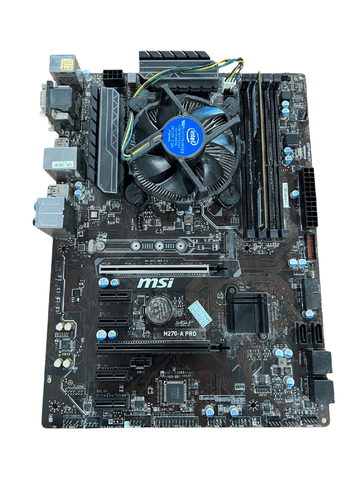 Mining Motherboard Combo MSI H270-A PRO Motherboard + CPU + RAM + Switch